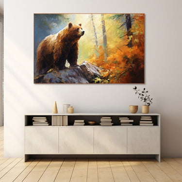 Grizzly Bear Oil Painting